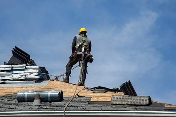 Professional Roofing technician working in Bristol, VT